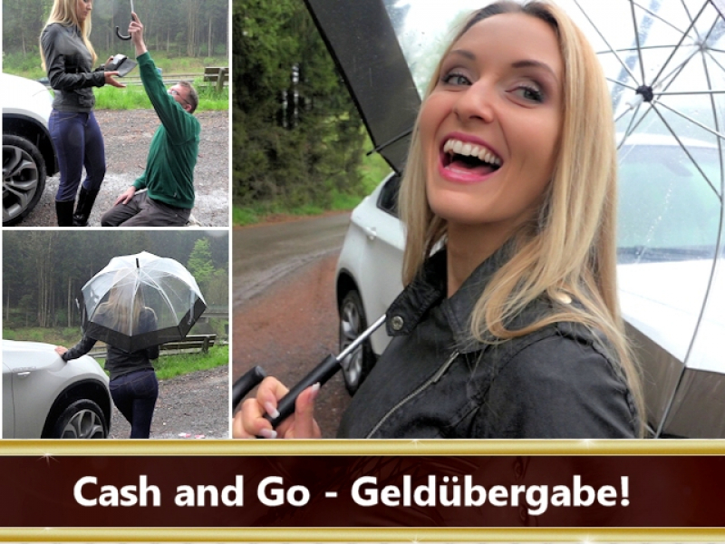Cash and Go Geldübergabe