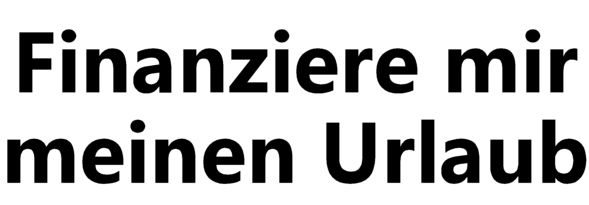 Geldsklaverei: Finanziere mir meinen Urlaub