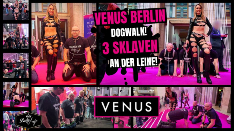 Venus Berlin Video Sklaven Leine auspeitschen